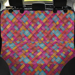 Indian Patchwork Pattern Print Pet Car Back Seat Cover