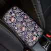 Indian Rose Paisley Pattern Print Car Center Console Cover