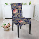 Indian Rose Paisley Pattern Print Dining Chair Slipcover