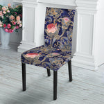 Indian Rose Paisley Pattern Print Dining Chair Slipcover