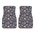 Indian Rose Paisley Pattern Print Front Car Floor Mats