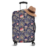 Indian Rose Paisley Pattern Print Luggage Cover