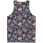 Indian Rose Paisley Pattern Print Men's Tank Top