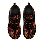 Indian Tribal Dream Catcher Print Black Sneakers