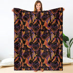 Indian Tribal Dream Catcher Print Blanket