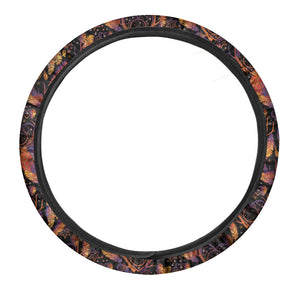 Indian Tribal Dream Catcher Print Car Steering Wheel Cover