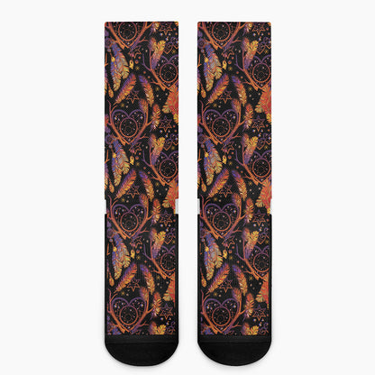 Indian Tribal Dream Catcher Print Crew Socks