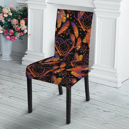 Indian Tribal Dream Catcher Print Dining Chair Slipcover