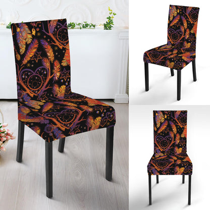 Indian Tribal Dream Catcher Print Dining Chair Slipcover