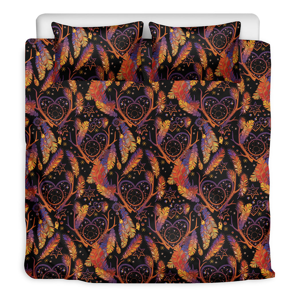 Indian Tribal Dream Catcher Print Duvet Cover Bedding Set