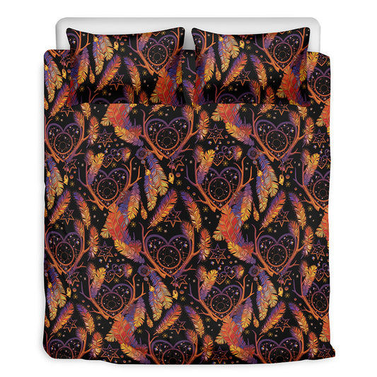 Indian Tribal Dream Catcher Print Duvet Cover Bedding Set