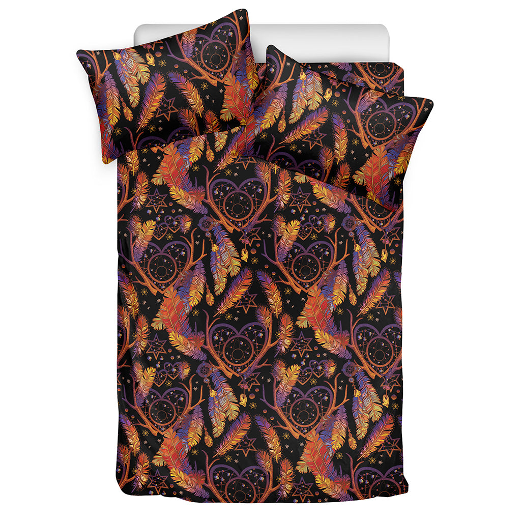 Indian Tribal Dream Catcher Print Duvet Cover Bedding Set