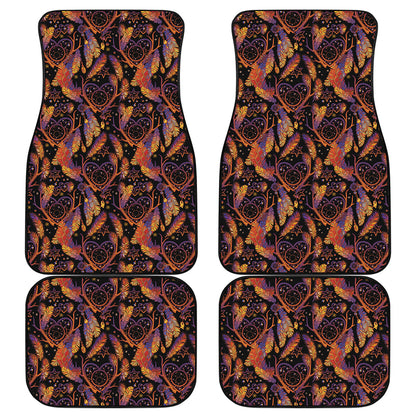 Indian Tribal Dream Catcher Print Front and Back Car Floor Mats