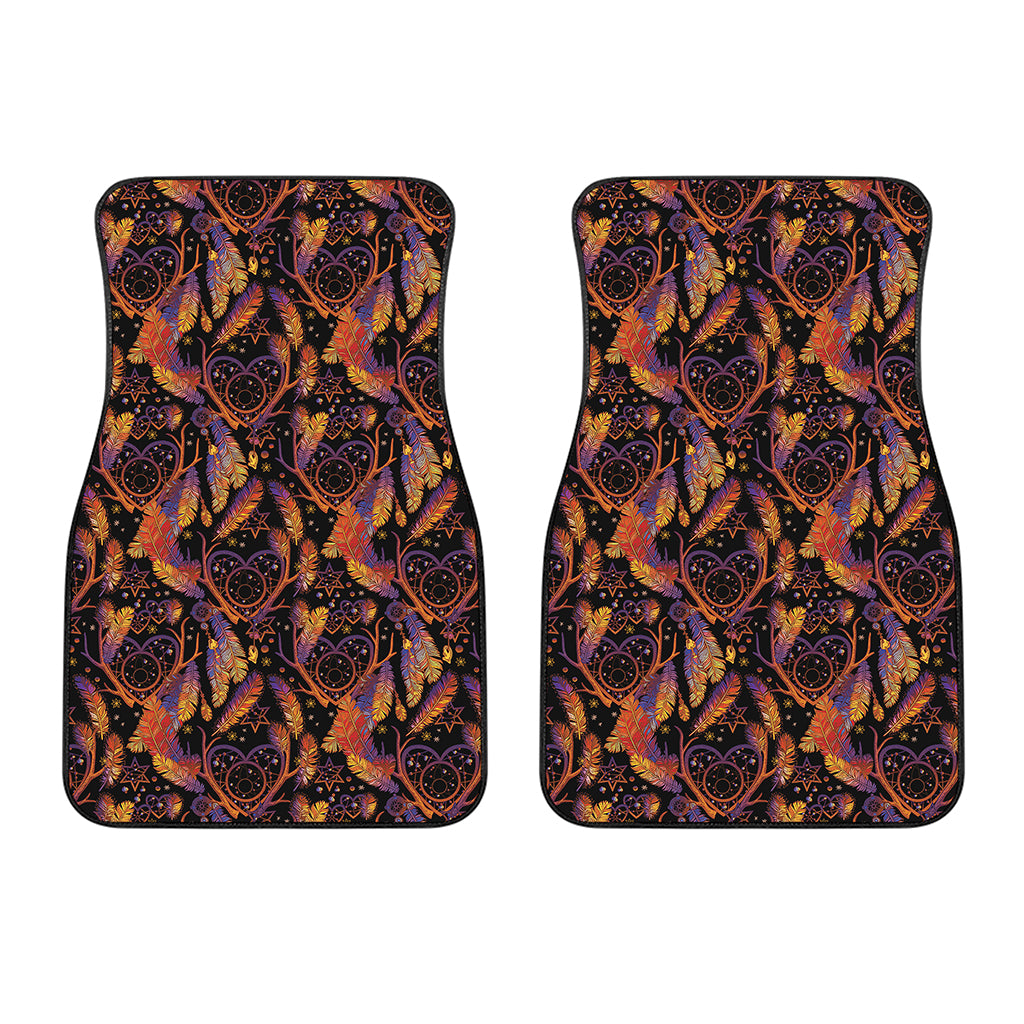 Indian Tribal Dream Catcher Print Front Car Floor Mats