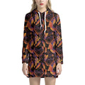 Indian Tribal Dream Catcher Print Pullover Hoodie Dress