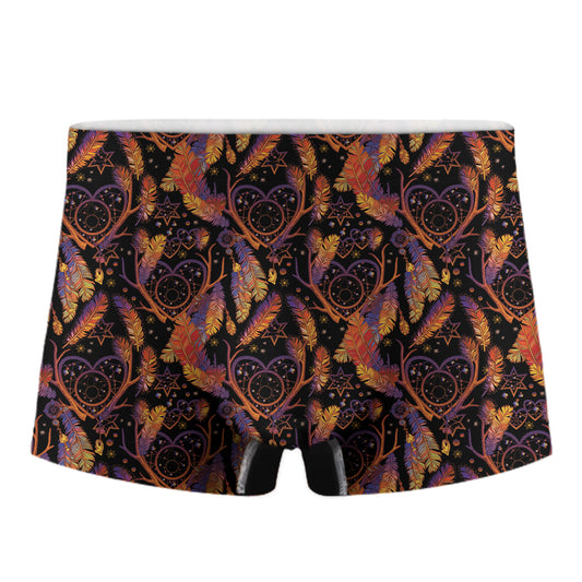 Indian Tribal Dream Catcher Print Men's Boxer Briefs