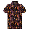 Indian Tribal Dream Catcher Print Men's Short Sleeve Shirt