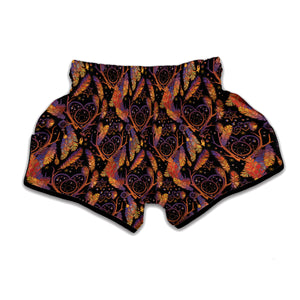 Indian Tribal Dream Catcher Print Muay Thai Boxing Shorts