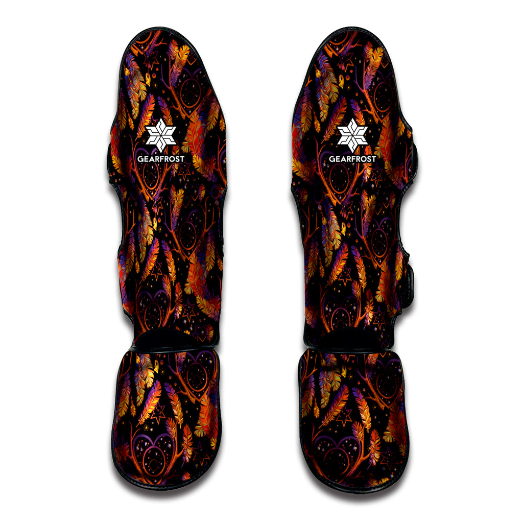 Indian Tribal Dream Catcher Print Muay Thai Shin Guard