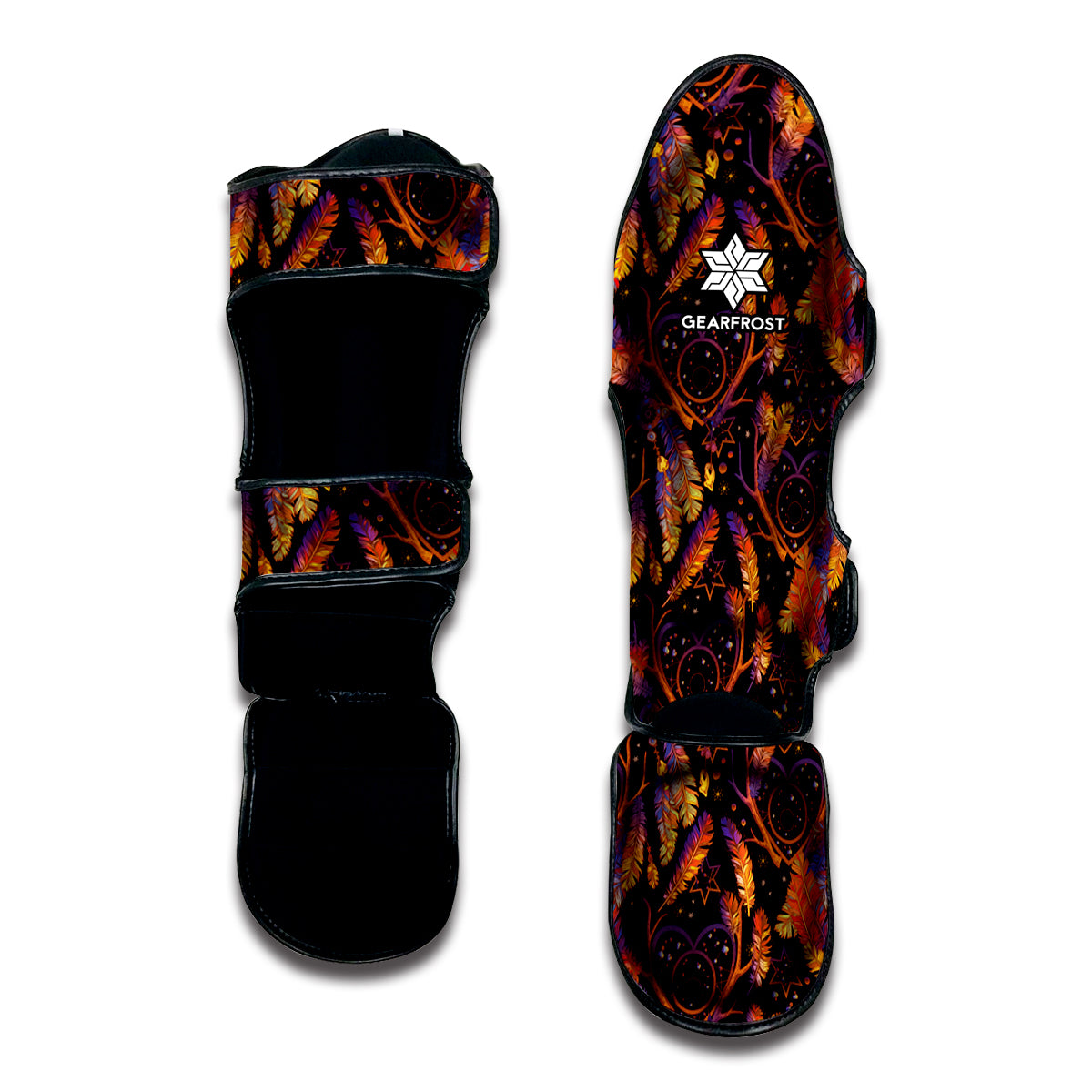 Indian Tribal Dream Catcher Print Muay Thai Shin Guard