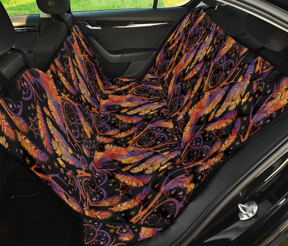 Indian Tribal Dream Catcher Print Pet Car Back Seat Cover