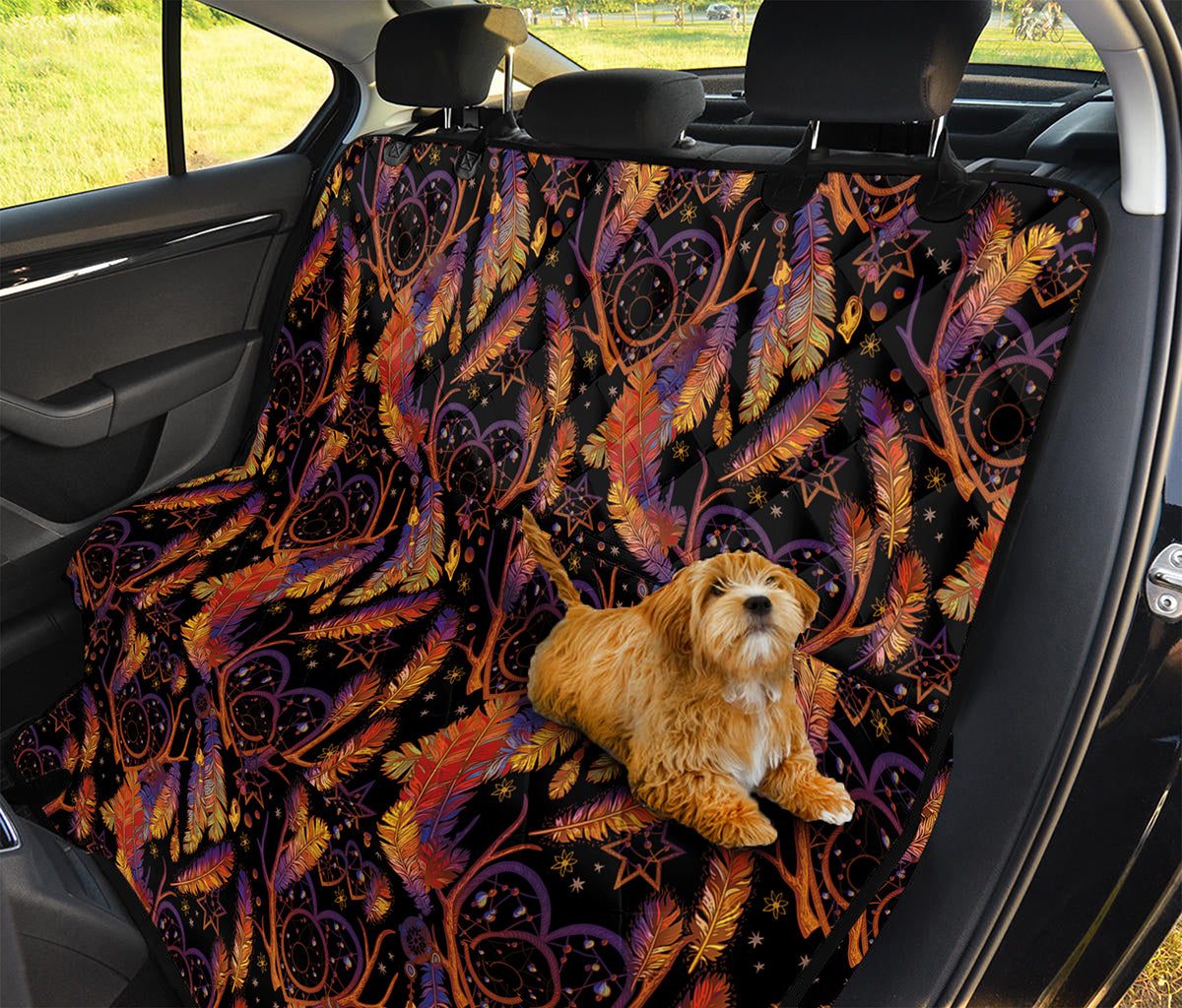 Indian Tribal Dream Catcher Print Pet Car Back Seat Cover