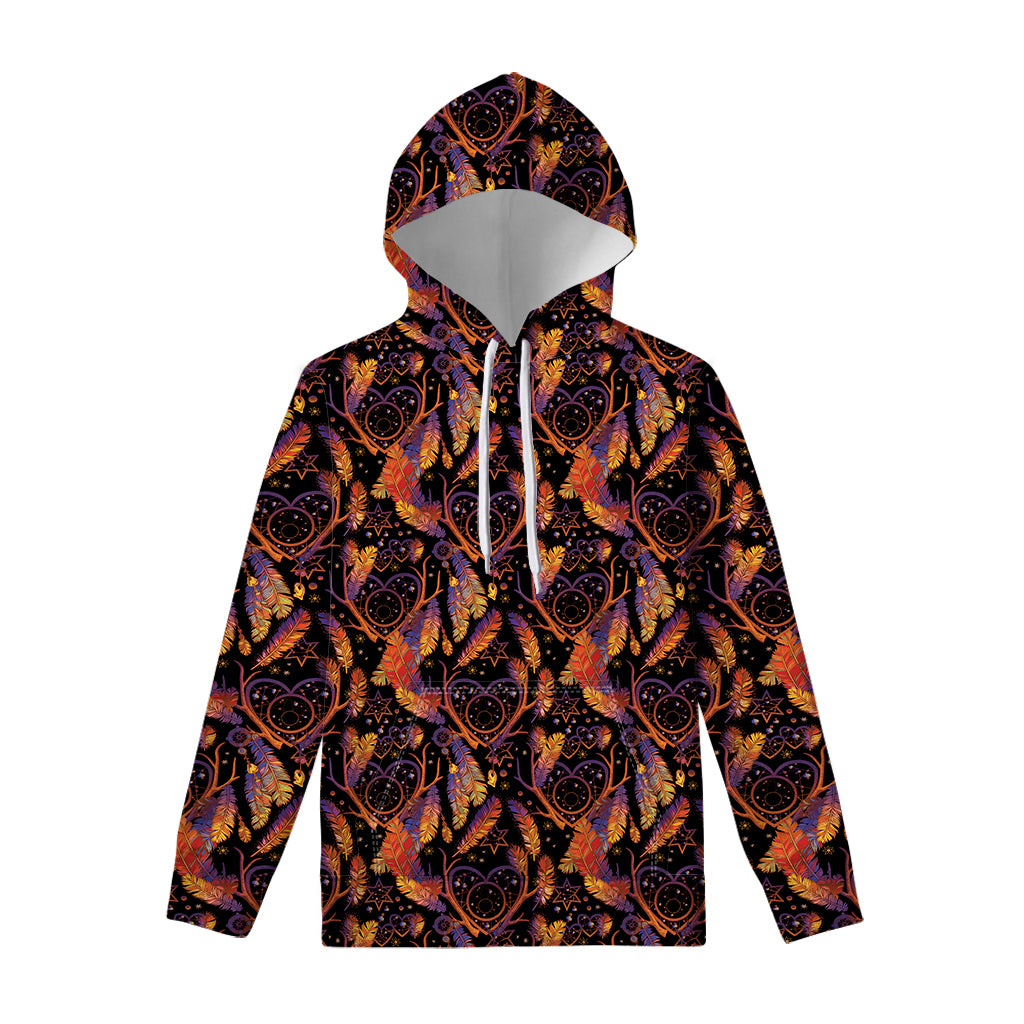 Indian Tribal Dream Catcher Print Pullover Hoodie