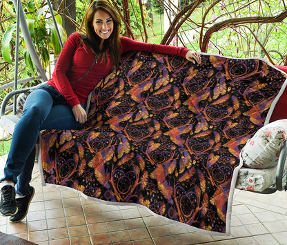 Indian Tribal Dream Catcher Print Quilt