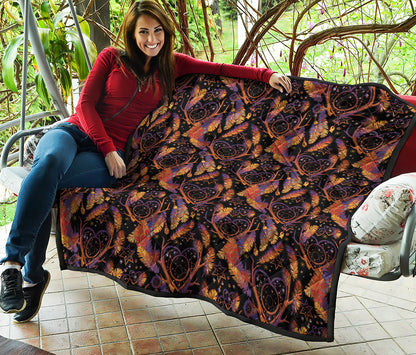 Indian Tribal Dream Catcher Print Quilt