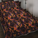 Indian Tribal Dream Catcher Print Quilt Bed Set