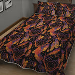 Indian Tribal Dream Catcher Print Quilt Bed Set