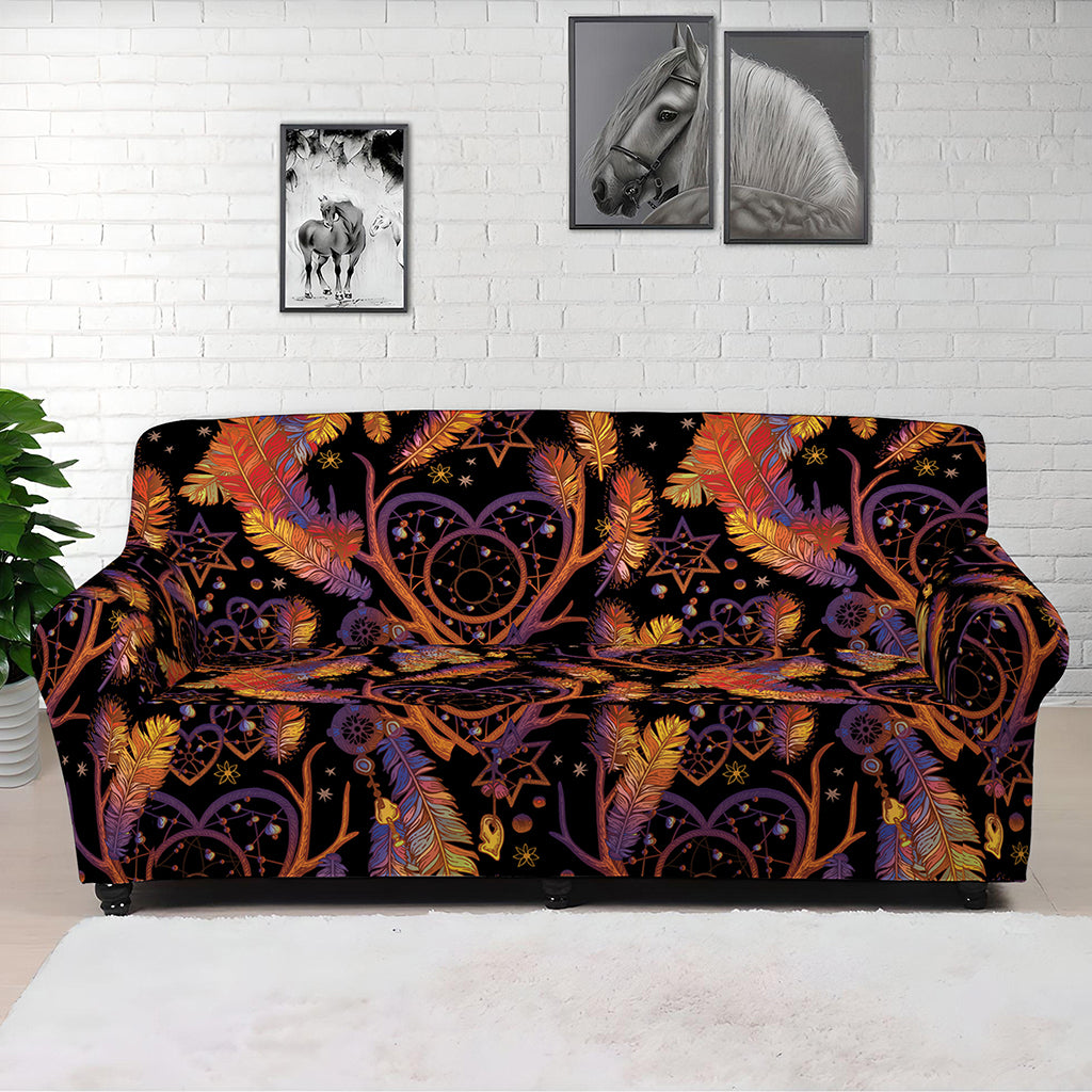 Indian Tribal Dream Catcher Print Sofa Cover