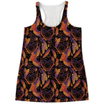 Indian Tribal Dream Catcher Print Women's Racerback Tank Top