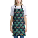 Indian Tribal Elephant Pattern Print Apron