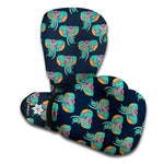 Indian Tribal Elephant Pattern Print Boxing Gloves