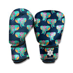 Indian Tribal Elephant Pattern Print Boxing Gloves