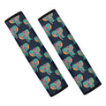Indian Tribal Elephant Pattern Print Car Seat Belt Covers