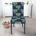 Indian Tribal Elephant Pattern Print Dining Chair Slipcover