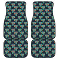 Indian Tribal Elephant Pattern Print Front and Back Car Floor Mats