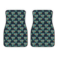 Indian Tribal Elephant Pattern Print Front Car Floor Mats