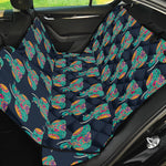 Indian Tribal Elephant Pattern Print Pet Car Back Seat Cover