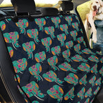 Indian Tribal Elephant Pattern Print Pet Car Back Seat Cover