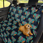 Indian Tribal Elephant Pattern Print Pet Car Back Seat Cover