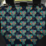Indian Tribal Elephant Pattern Print Pet Car Back Seat Cover
