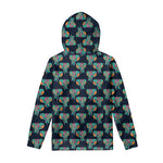 Indian Tribal Elephant Pattern Print Pullover Hoodie
