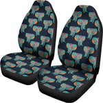 Indian Tribal Elephant Pattern Print Universal Fit Car Seat Covers