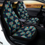 Indian Tribal Elephant Pattern Print Universal Fit Car Seat Covers