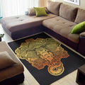 Indian Tribal Spiritual Elephant Print Floor Mat