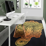 Indian Tribal Spiritual Elephant Print Area Rug