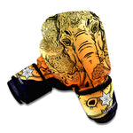 Indian Tribal Spiritual Elephant Print Boxing Gloves